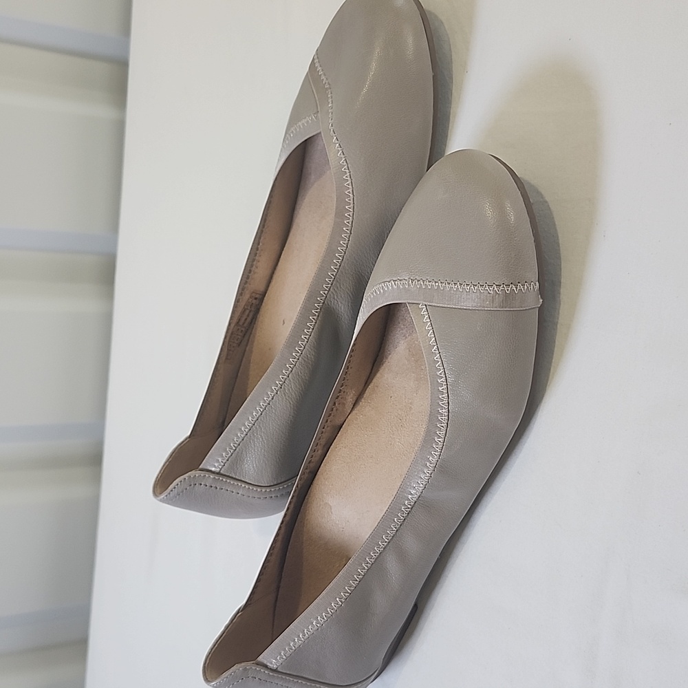 Vionic Caroll Tan Women's Ballet Flats Size 11 Leather Comfort Arch Support - Picture 2 of 7